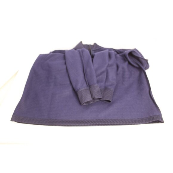 SEATTLE KRAKEN NHL 1/4 ZIP BLUE LONG SLEEVE Pullover STITCHED LOGO MEN'S M NWOT - Picture 11 of 13